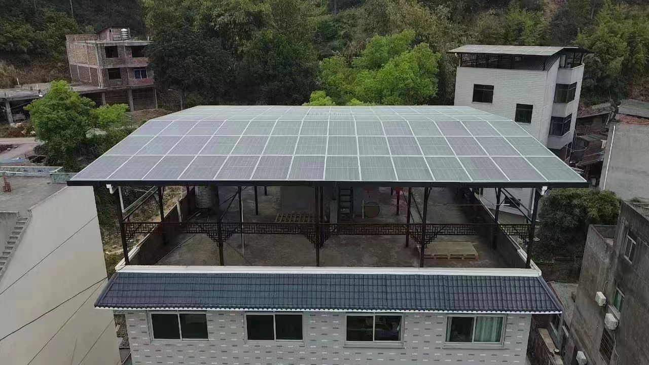 贵阳15kw+10kwh自建别墅家庭光伏储能系统